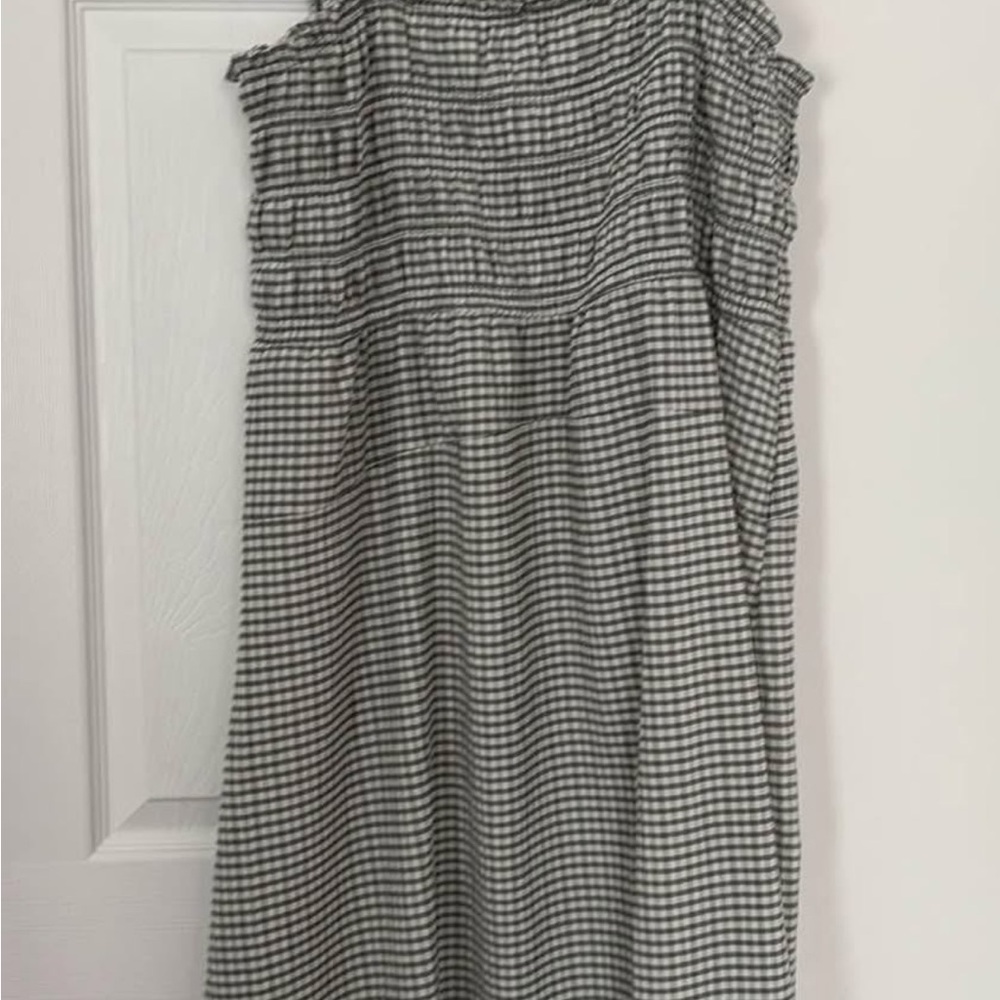 Old Navy Green and white Gingham Dress